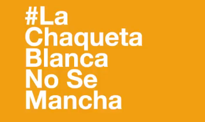 #LaChaquetaBlanca NoSeMancha