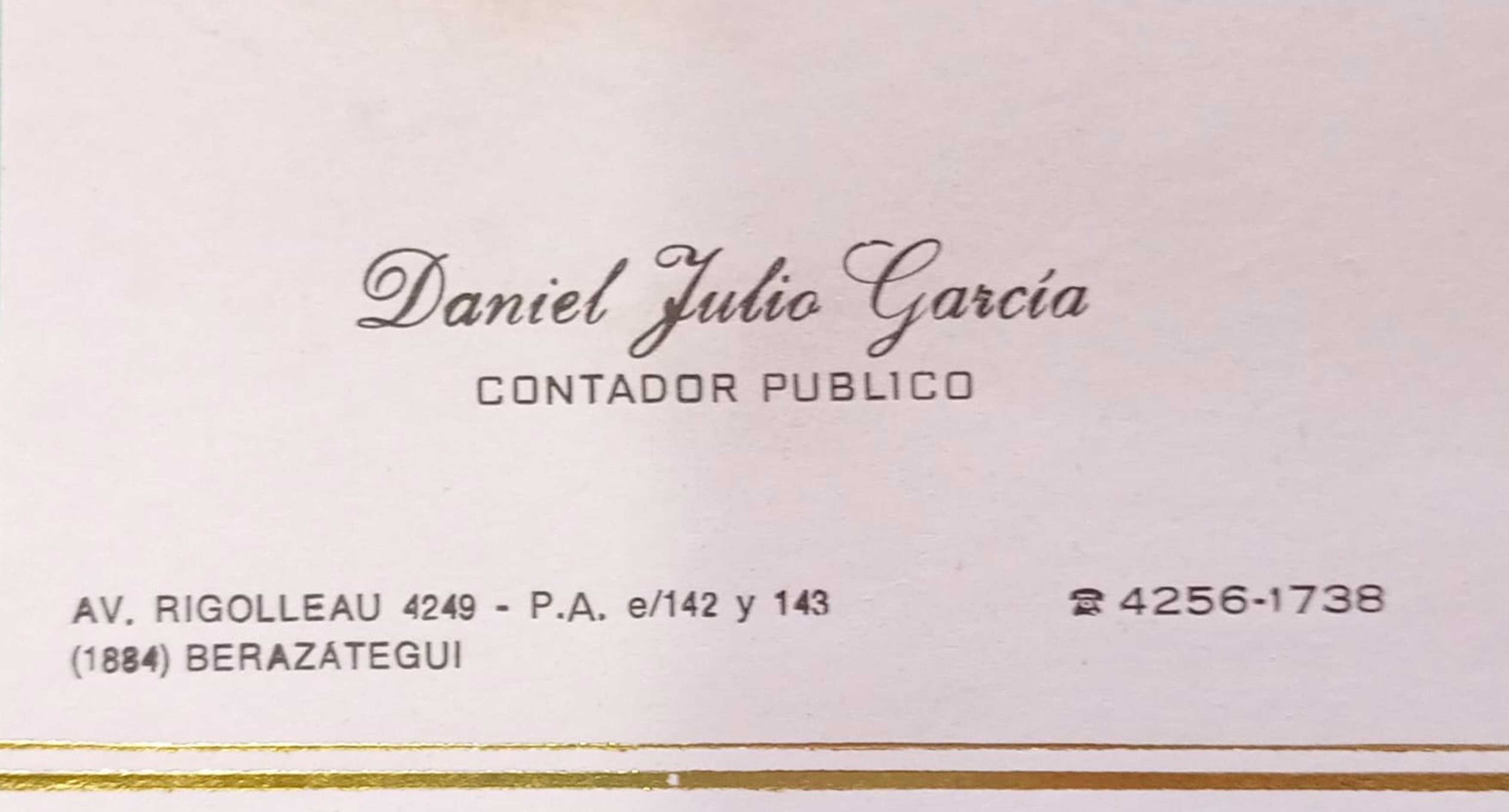 Contador Daniel Garcia