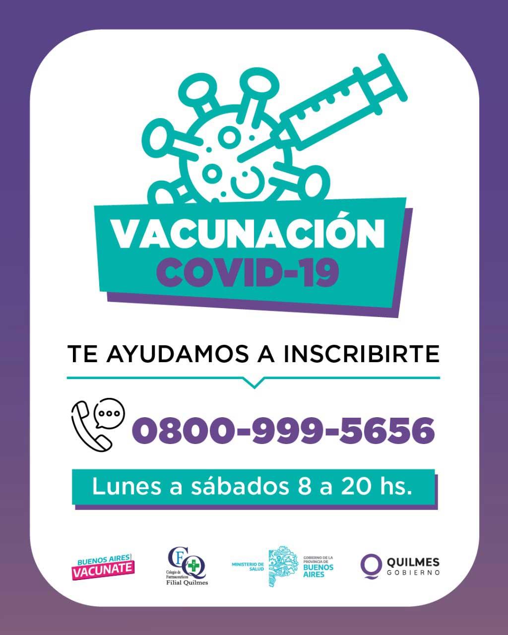 ¡Te ayudamos a inscribirte!